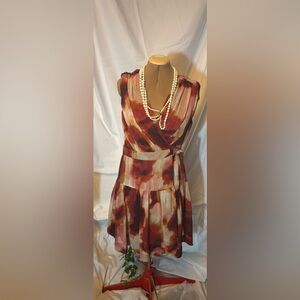 Taylor Burgundy Elegance Dress